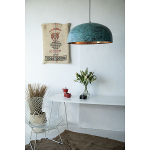Sandia Verde XXL - Lampe suspendue en cuivre