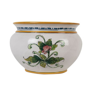 Pot de fleurs en céramique italienne - Vaso di limoni e uva S