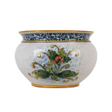 Pot de fleurs en céramique sicilienne - Vaso di girasoli S
