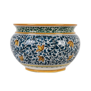Pot de fleurs italien peint à la main - Vaso fiori di limoni S
