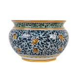Pot de fleurs italien peint à la main - Vaso fiori di limoni S