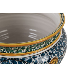 Pot de fleurs italien peint à la main - Vaso fiori di limoni S
