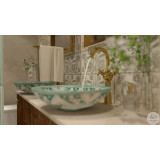 Baila - Lavabo vert Talavera