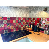 Sergio - patchwork z płytek ceramicznych - 30 sztuk