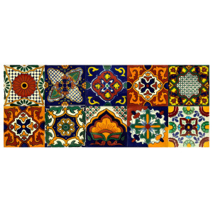 Nobleza - Patchwork mexicain multicolore - 30 pièces