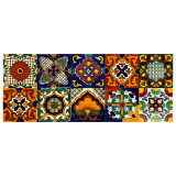 Nobleza - Patchwork mexicain multicolore - 30 pièces