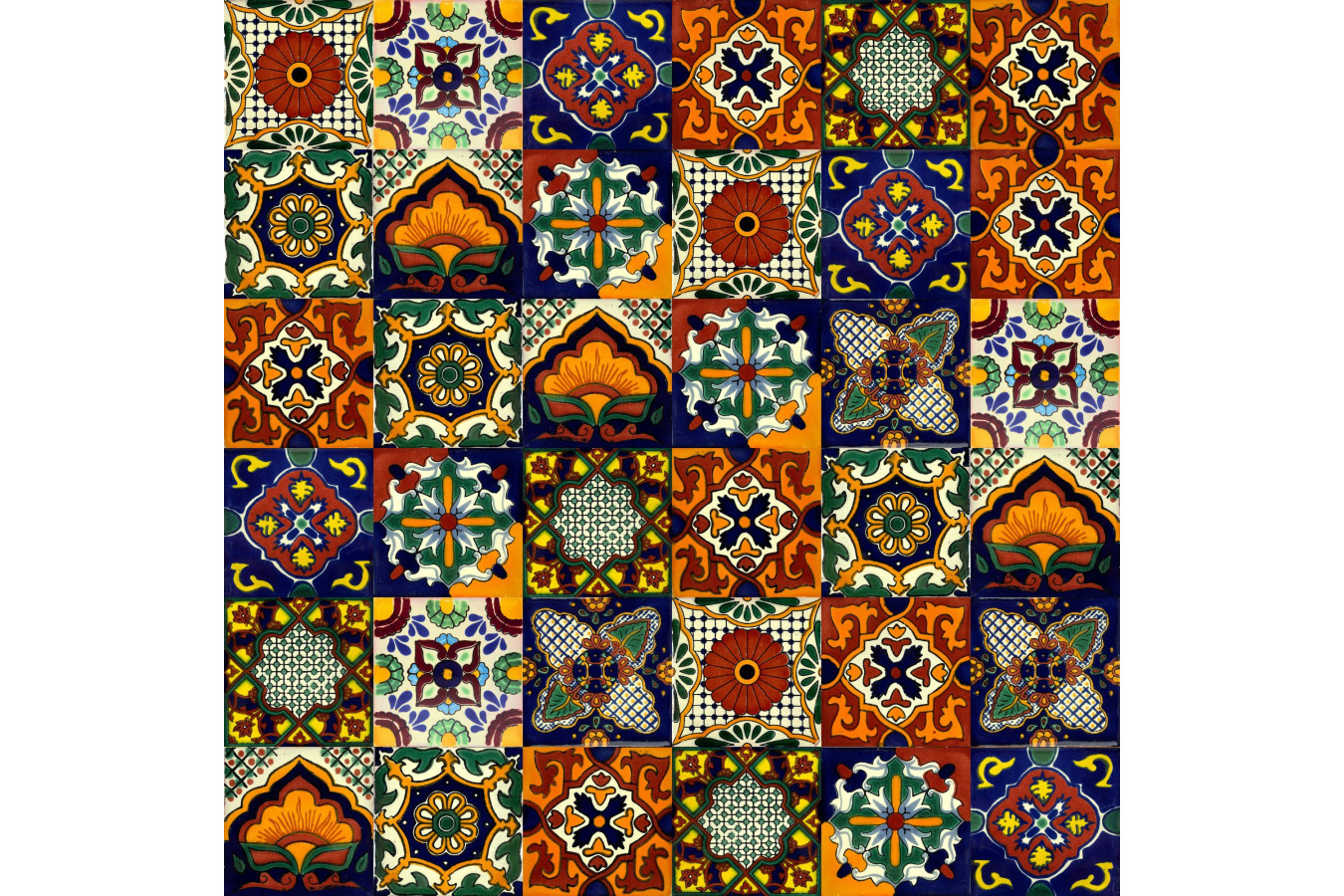Nobleza - Patchwork mexicain multicolore - 30 pièces