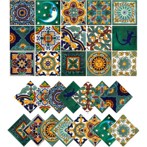 Verde - Patchwork vert du Mexique - 15 pièces