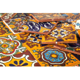 Girasol - Patchwork mexicain Talavera - 15 pièces