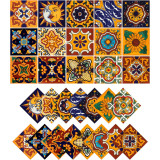 Girasol - Patchwork mexicain Talavera - 15 pièces