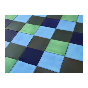 Malaquita - patchwork de carreaux de céramique - 30 pièces