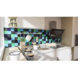 Malaquita - patchwork de carreaux de céramique - 30 pièces