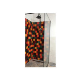 Borgoña - Patchwork de carreaux unicolores - 30 pièces