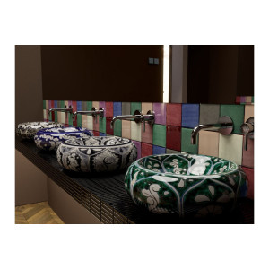 Ciruela - patchwork de carreaux de céramique - 30 pièces