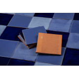 Azula - Patchwork bleu de carreaux unicolores - 30 pièces