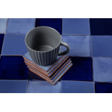 Azula - Patchwork bleu de carreaux unicolores - 30 pièces