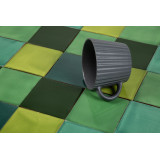Verta - Patchwork vert de carreaux unicolores - 30 pièces