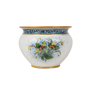 Vaso di girasoli M - Pot en céramique sicilienne