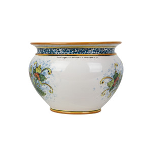 Vaso di girasoli M - Pot en céramique sicilienne