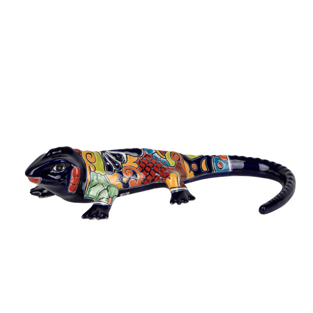Iguana Grande - Figurine en céramique mexicaine