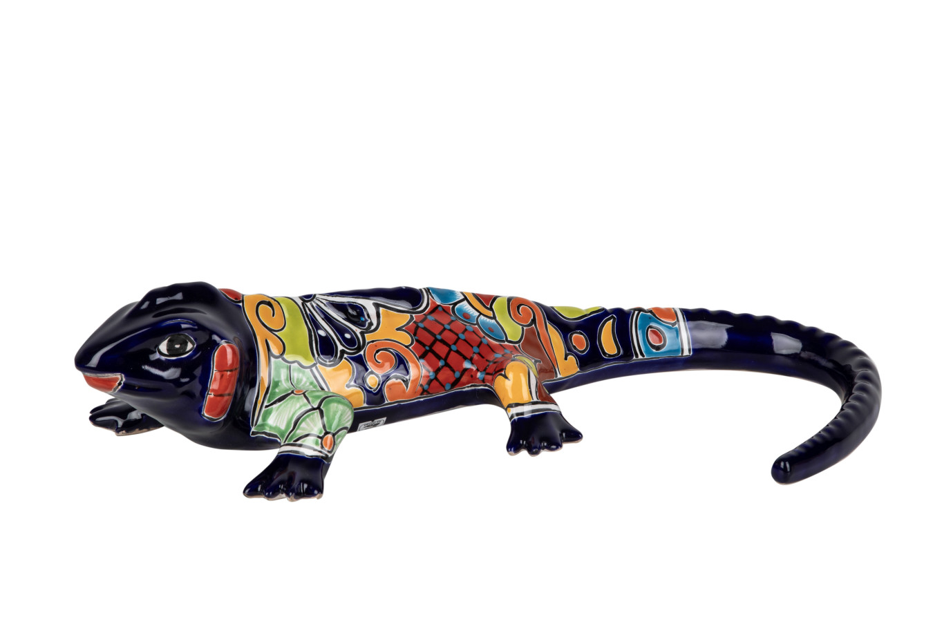 Iguana Grande - Figurine en céramique mexicaine
