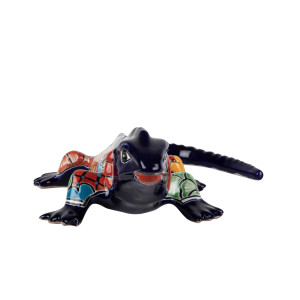 Iguana Grande - Figurine en céramique mexicaine
