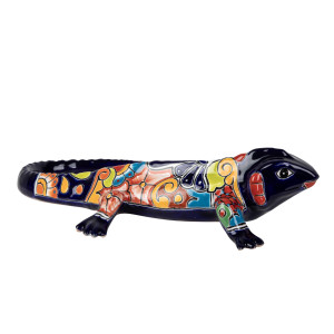 Iguana Grande - Figurine en céramique mexicaine