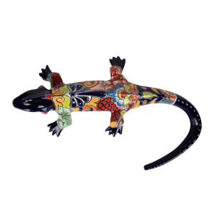 Iguana Grande - Figurine en céramique mexicaine