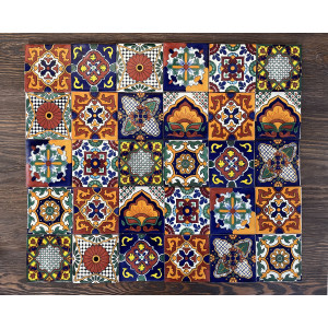 Nobleza - Patchwork mexicain multicolore - 30 pièces