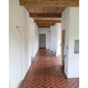 Carreaux de sol centenaires en terre cuite