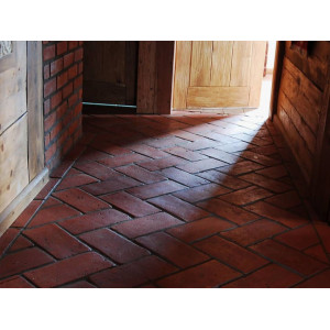 Carreaux de sol centenaires en terre cuite