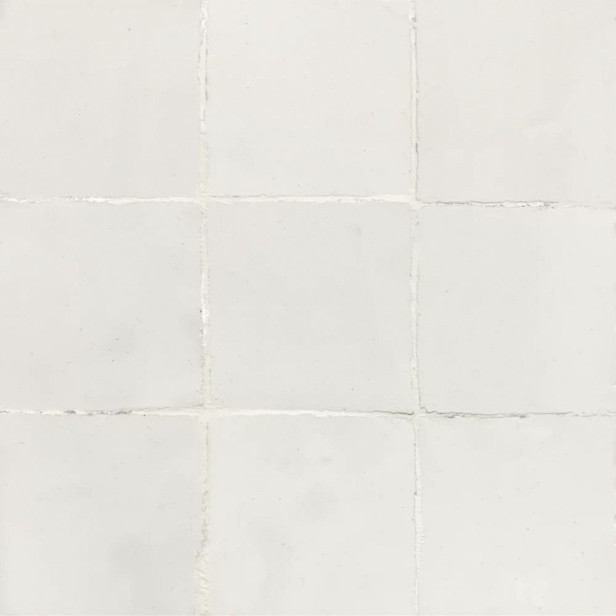 Coconut zellige - carreaux de zellige blanc neige