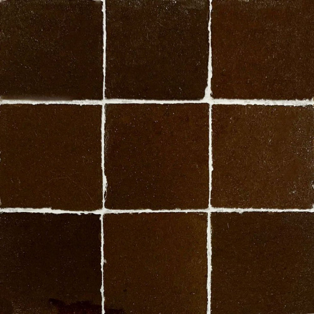 Chestnut Zellige - carreaux de zellige marron