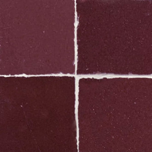 Zellige framboise - carreaux de zellige marron