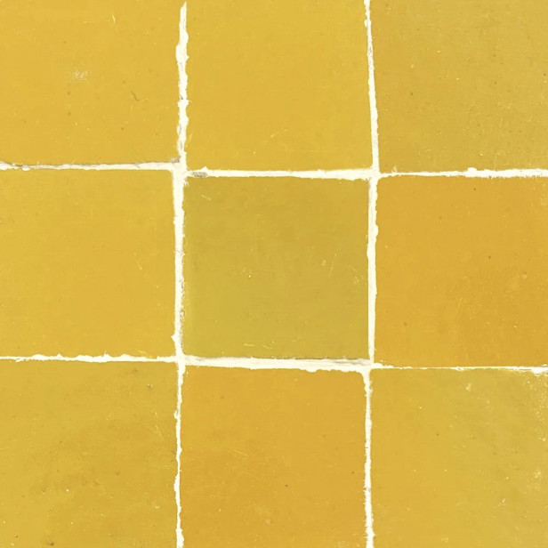Mango Zellige - carreaux de zellige jaunes