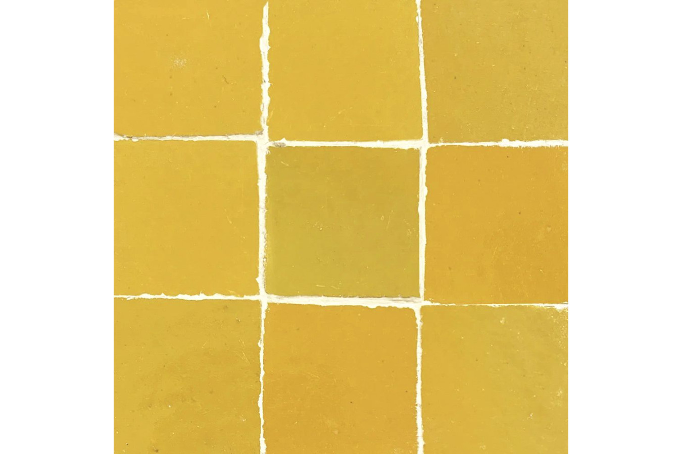 Mango Zellige - carreaux de zellige jaunes