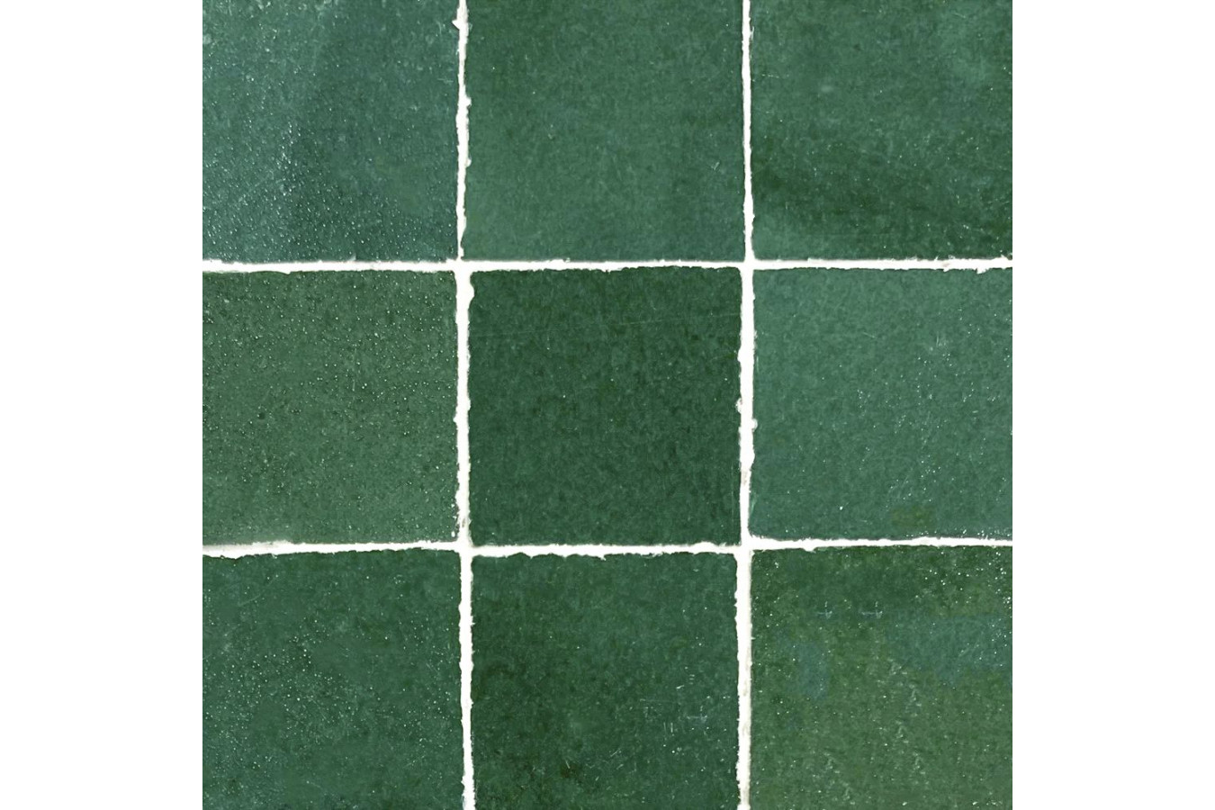 Avocado Zellige - carreaux de zellige vert foncé