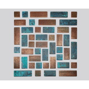 Carreaux de cuivre vintage