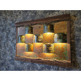 Cuprum - lampe murale en cuivre, faite à la main, unique
