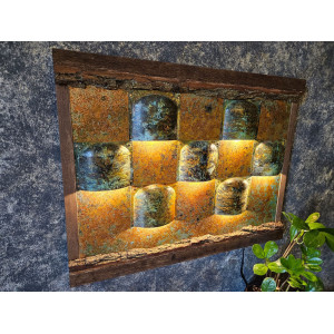 Cuprum - lampe murale en cuivre, faite à la main, unique