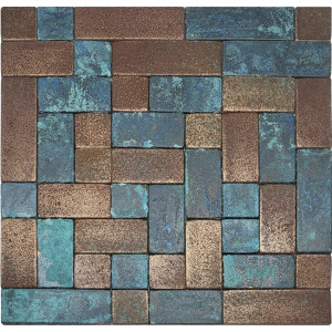 Cobresos - carreaux de cuivre vintage - 45 pièces