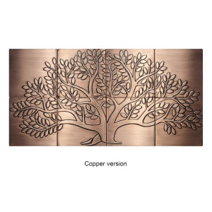 Arbre de vie en cuivre - carreaux muraux en cuivre