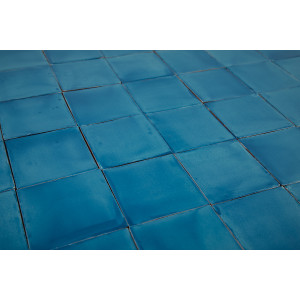 Turquesa Deslavado (Ramírez) bleu - Carreaux unicolores Talavera