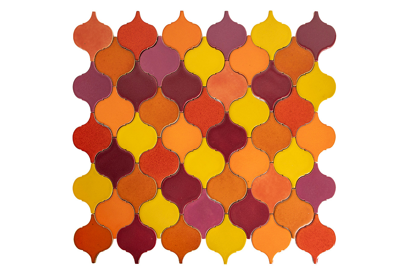 Coucher de soleil flamboyant - carreaux de céramique arabesque