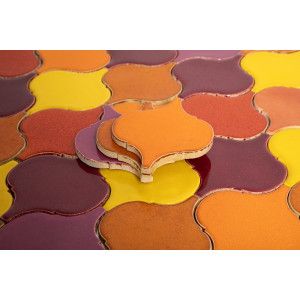 Coucher de soleil flamboyant - carreaux de céramique arabesque