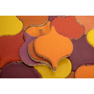 Coucher de soleil flamboyant - carreaux de céramique arabesque
