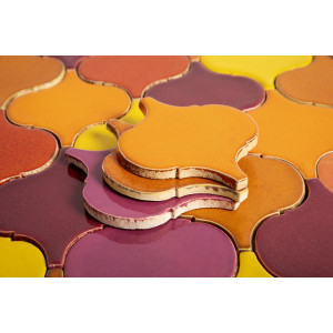 Coucher de soleil flamboyant - carreaux de céramique arabesque