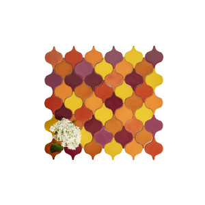 Coucher de soleil flamboyant - carreaux de céramique arabesque