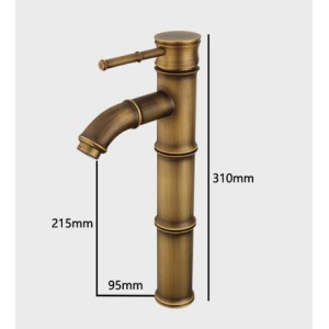 Noemi - Mitigeur de lavabo en laiton brossé
