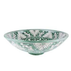 Baila - Lavabo vert Talavera